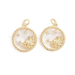 Латунные микро проложить кубического циркония подвески ZIRC-E164-36E-G