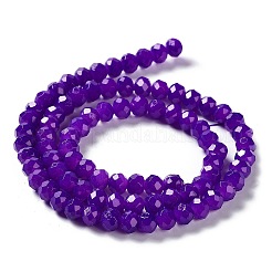 Запекание расписных стеклянных бусин с имитацией нефрита&nbsp;LS-DGLA-A034-J10mm-A27