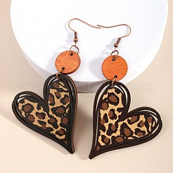 Деревянные болтающийся серьги FS-WGBC9CC-01