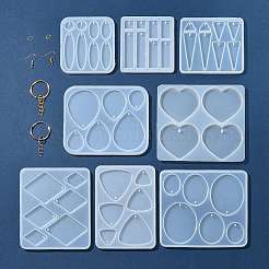 Наборы для самостоятельного изготовления сережек/брелоков&nbsp;DIY-FS0009-88