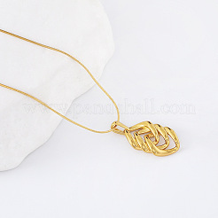 3 шт. винтажные ожерелья из нержавеющей стали с тройным ромбом для женщин IX5959