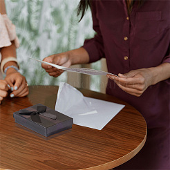 Прямоугольные бумажные подарочные коробки с бантом CON-TAC0010-89D