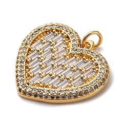 Pendentifs en laiton zircon cubique transparent&nbsp;KK-U076-21G