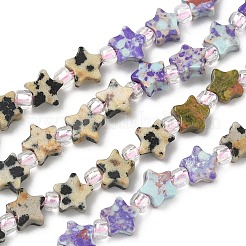 4 стиль: нити из синтетической императорской яшмы&nbsp;G-D095-A04