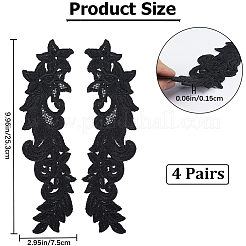 Blumen-Polyester&nbsp;DIY-WH0308-462A