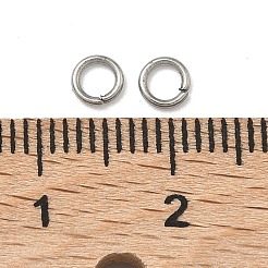 Anelli di congiunzione aperti in acciaio inossidabile 304 anti-ossidazione&nbsp;X-STAS-Q186-02-4x0.7mm