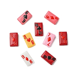 9 шт. двухцветные окрашенные стеклянные бусины&nbsp;LAMP-CJ0002-79