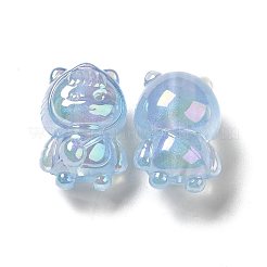 УФ-покрытие радужными переливающимися акриловыми бусинами PACR-M002-12C