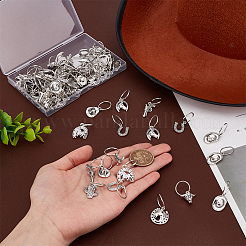 80 шт. подвески из сплава в тибетском стиле с ковбойской тематикой на западе&nbsp;FIND-PH0020-71