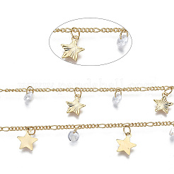 Ручной работы из латуни Figaro цепи CHC-S011-002-NR