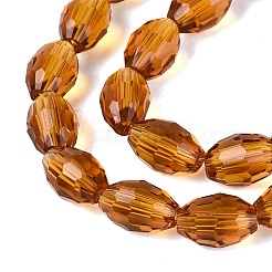 Chapelets de perles en verre transparente  &nbsp;LS-GLAA-N071-01A-A09