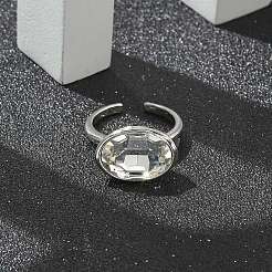 Овальные латунные манжеты для женщин RJEW-G337-06P-03