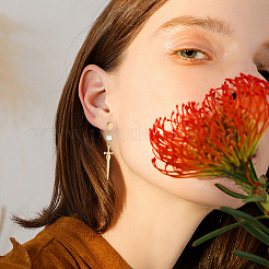 40 шт. фурнитура для сережек-гвоздиков из нержавеющей стали 304&nbsp;STAS-BBC0007-48