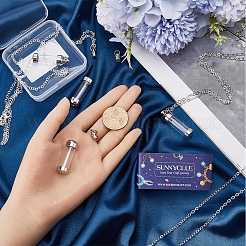 Набор для самостоятельного изготовления ожерелья из открывающейся бутылки желаний&nbsp;DIY-SC0023-96