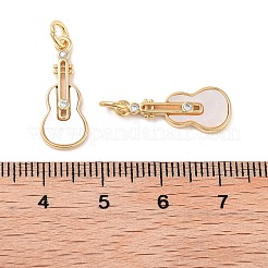 Латунные микропаве прозрачные подвески с фианитом&nbsp;KK-B102-21G