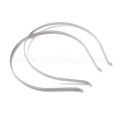 Eisen Haarband Zubehör, Platin Farbe, 5 mm, Innendurchmesser: 143x123 mm
