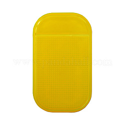 Silicone Anti-Slip Tools Sticky Mat for Diamond Painting, Oval, Gold, 142x83x2mm
