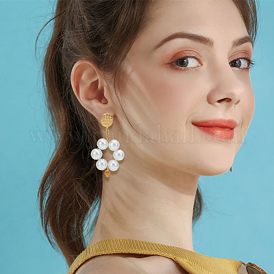 15 стиль текстурированной плоской круглой фурнитуры для сережек-гвоздиков из нержавеющей стали 304 STAS-MA0001-06G-1