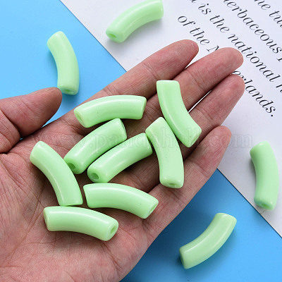 Непрозрачные акриловые бусины MACR-S372-001B-S028-1