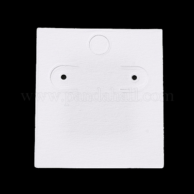 100 шт. бумажные карточки для демонстрации бижутерии с клипсами CDIS-NH0001-01A-1