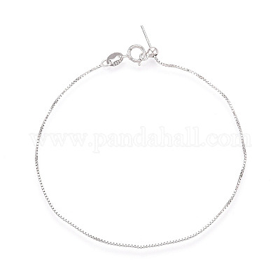 Регулируемые браслеты-слайдеры с 925 цепочкой из стерлингового серебра STER-N016-51P-1