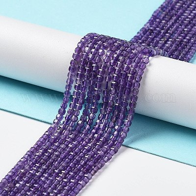 Natürlichen Amethyst Perlen Stränge&nbsp;G-J400-A03-01-1