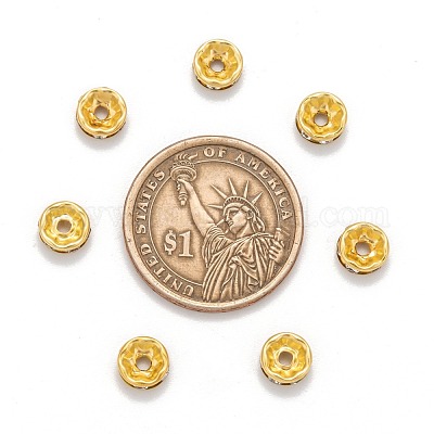 Железа горный хрусталь разделительные бусинки X-RB-A010-8MM-G-1