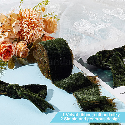 5 ярд полиэфирной потертой ленты OCOR-WH0082-226A-02-1