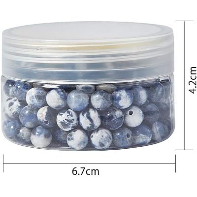 Бусины из природных содалитом G-OC0001-24-1