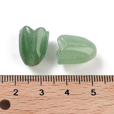 Естественный зеленый бисер авантюрин G-A222-03B-1