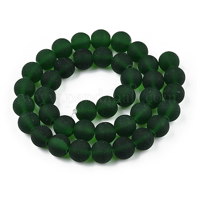 Прозрачные стеклянные бусины GLAA-T032-T10mm-MD22-1