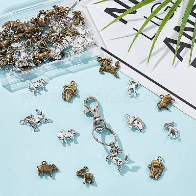 64шт 8 стиля подвески из сплава в тибетском стиле FIND-AR0005-03-1