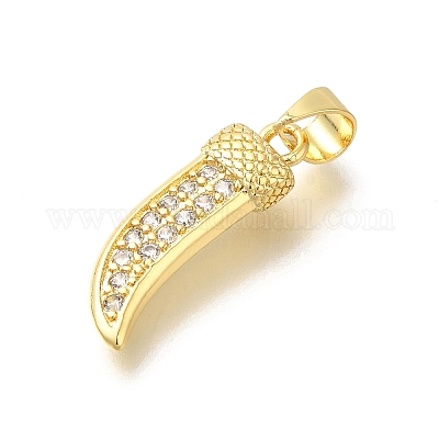 Стойки обшивки латунь микро проложить Циркон подвеску KK-Z086-64G-02-1