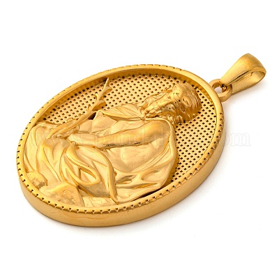 Религия золотистый тон 304 нержавеющая сталь подвески STAS-K289-01G-07-1