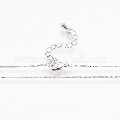 Латунь цепи ожерелья NJEW-P222-05P-1