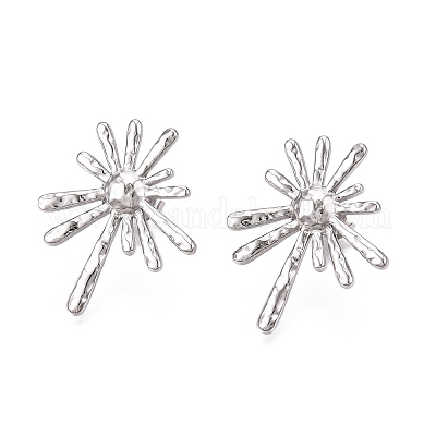 Серьги-гвоздики из нержавеющей стали 304 EJEW-G395-30P-1