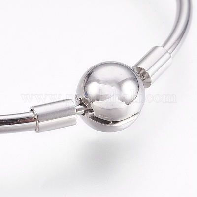 Изготовление браслетов в европейском стиле из нержавеющей стали марки 304 BJEW-F167-02P-B-1