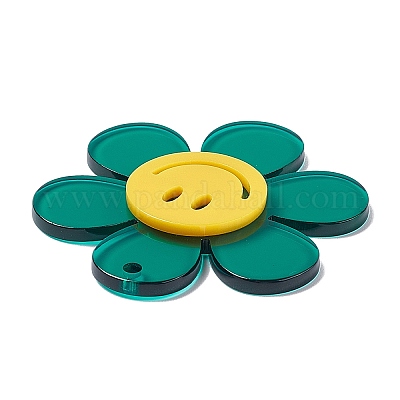 Прозрачные акриловые большие подвески OACR-P012-A05-1