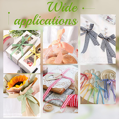 Нейлоновая лента с узором «тартан» для аксессуаров одежды OCOR-WH0097-55A-1