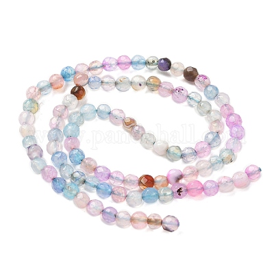 Природный агат бисер нитей G-E469-12V-1