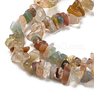 Природный агат бисер нитей G-M205-93-1