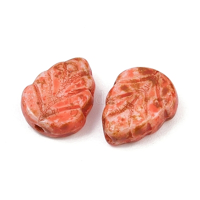 Чешские прессованные стеклянные бусины GLAA-I061-06D-1