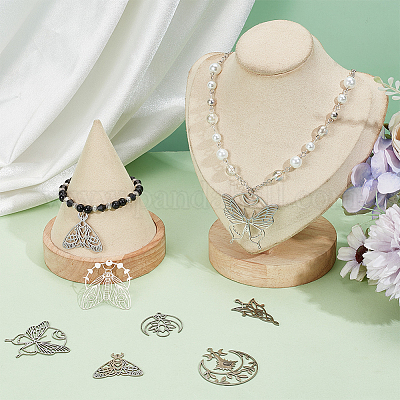 24 шт. 6 стиля подвески из нержавеющей стали 201 STAS-SC0008-61-1