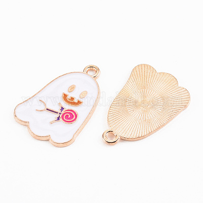 Подвески из эмалевого сплава легкого золота ENAM-T018-16-1