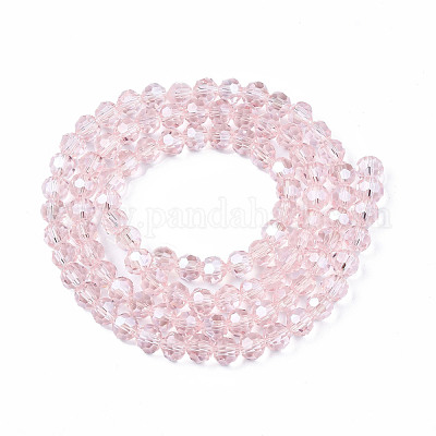 Гальванические стеклянные бусины EGLA-R015-4mm-9-1