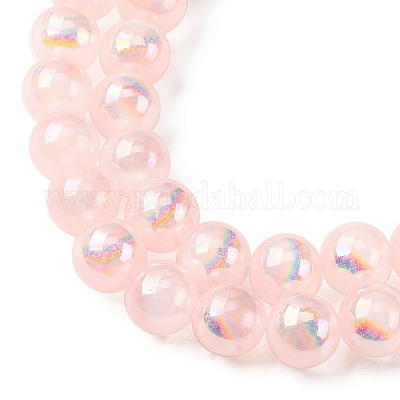 Покрытие прядей натуральными селенитовыми бусинами G-G120-A01-03-02-1