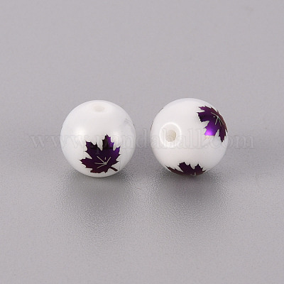 Гальванические стеклянные бусины EGLA-Q123-010E-1