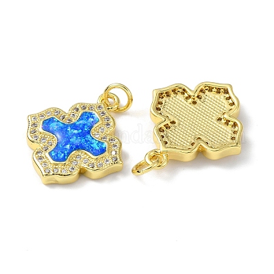 Латунные микро проложить кубического циркония подвески KK-A197-05G-1