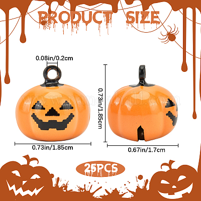 20 шт. колокольчик из тыквы на Хэллоуин KKB-GF0001-01-1