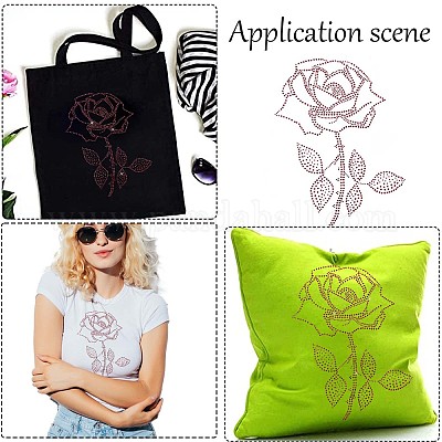 Горный хрусталь в форме розы DIY-WH0308-281-1